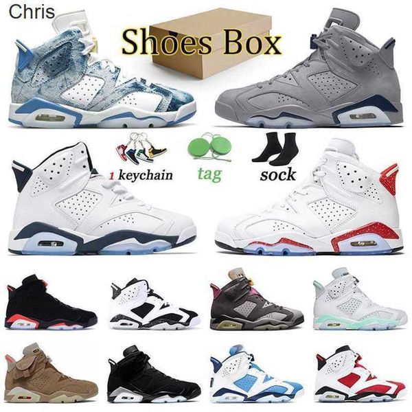 

designer jumpman shoes  6s basketball georgetown washed denim j6 marquette shoe metallic silver men women unc midnight navy trainers sports, Black;white