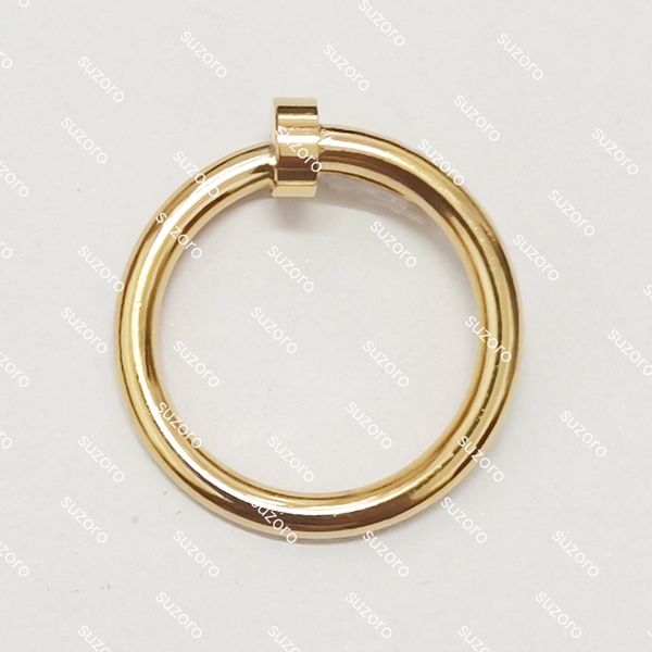 

2023 ring woman man nail love band ring stones design screw jewelry couple lover silver gold rings with bag