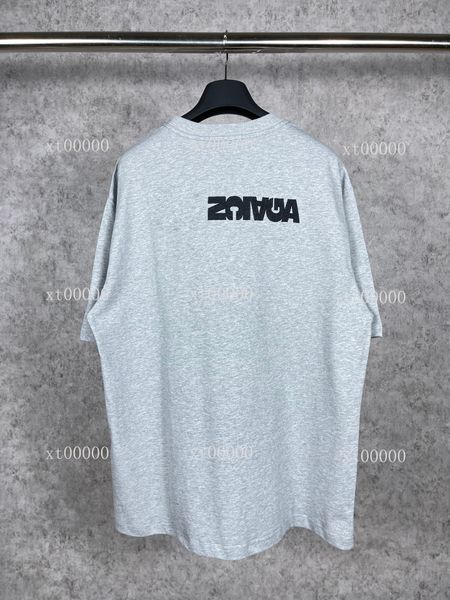 

22ss designer letter printed t shirts tee sweatshirt fashion high street short sleeves summer casual t-shirt breathable men women crew neck, Black;brown