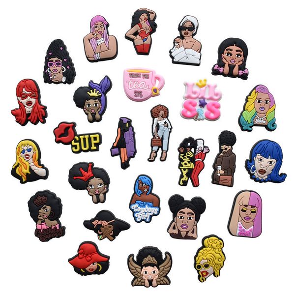 

anime charms wholesale childhood memories fashion girls funny gift cartoon charms shoe accessories pvc decoration buckle soft, Blue