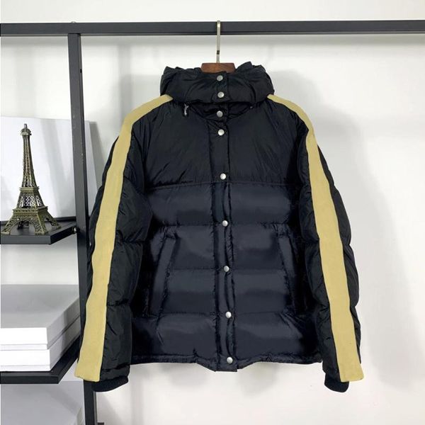 

2022 new mens down jacket fashion print letter design casual down coat popular puffer jackets outdoor warm parka multicolor plus size c jdug, Black