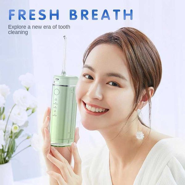 

oral irrigators other hygiene portable irrigator with travel bag water flosser usb rechargeable 5 nozzles jet 140ml tank proof 221215
