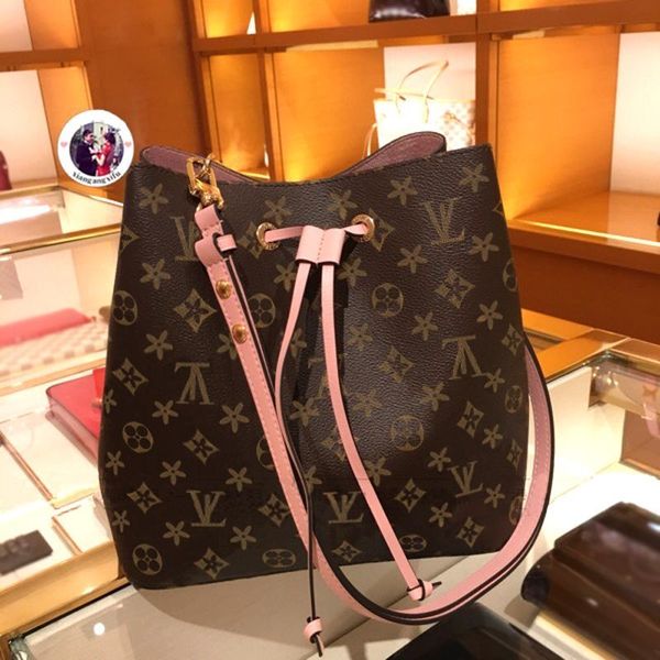 

luxurys designers neonoe crossbody bag bucket handbags purses drawstring women tote brand letter genuine leather bags