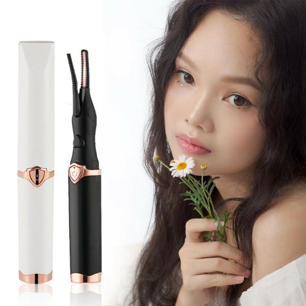 

eyelash curler 2 in 1 electric usb rechargeable heated temperature adjustable natural long lasting ironing 230114