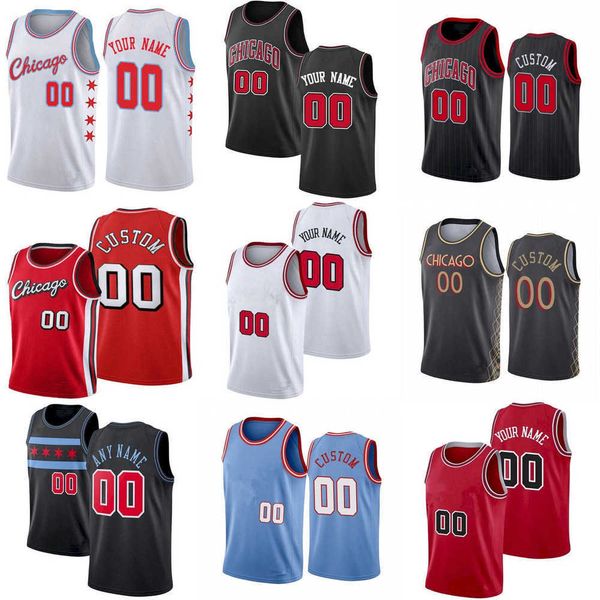 

mens womens youth chicago''bulls''custom jersey javonte 24 green derrick 5 jones jr. tony 13 bradley marko 19 simonovic, Black;red
