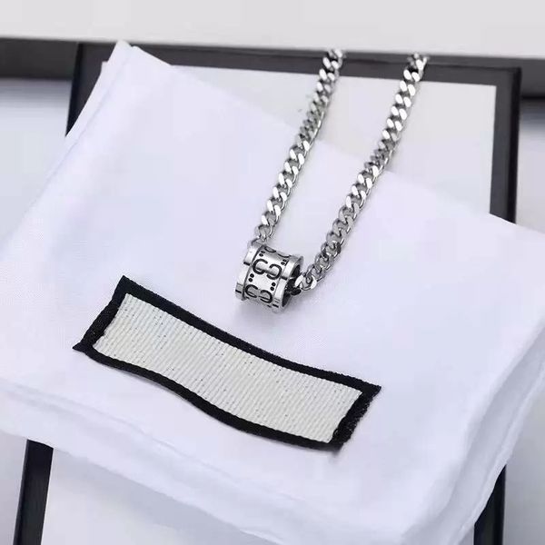 

fashion designer chain necklace trend charm necklace for men and women boutique necklaces gift jewelry good, Black