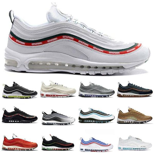 

max 97 casual shoes mschf x inri jesus undefeated black summit triple white metalic gold mens women designer air 97s sean wotherspoon s xfhx