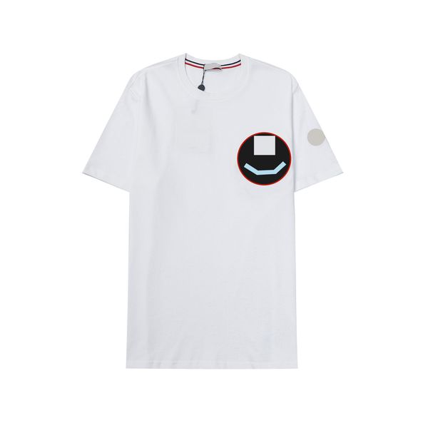

t-shirt pure cotton summer men's casual simple printing style short sleeve wg0z, White;black