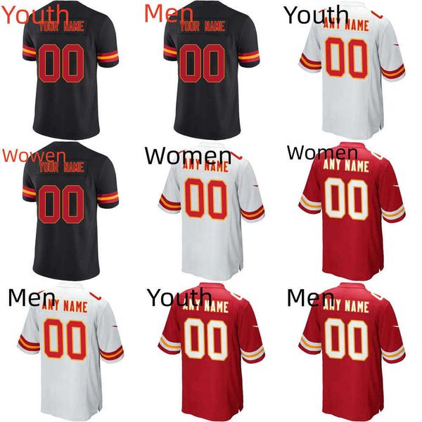 

football jersey kansas''city''chiefs''24 skyy moore 83 noah gray 88 jody fortson 27 rashad fenton 17 mecole ha, Black;red