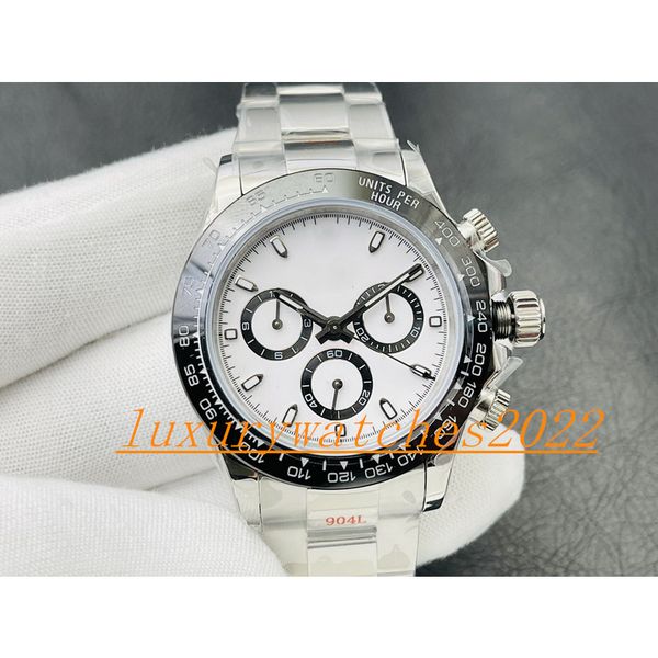 

18 styles mens watch 40mm automatic machanical movement stainless steel ref.116500-116508 high-quality sapphire glass luminous wristwatch or, Slivery;brown