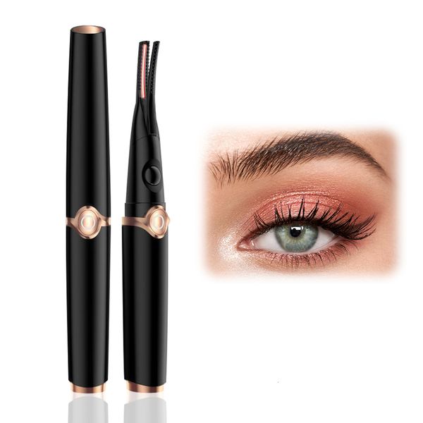 

eyelash curler electric heated for es usb rechargeable long lasting lroning beauty makeup tools 230114