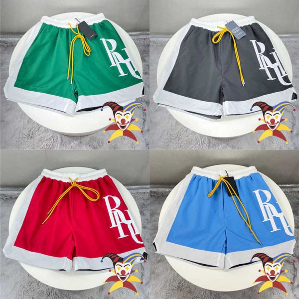 

wanbao men's wear 2022ss rhude shorts men women version inside mesh breeches with tags bmic yce7, White;black