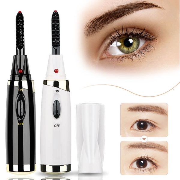 

eyelash curler mini heated electric mascara long lasting eye lashes curling cosmetic beauty instrume styling makeup tool 230208