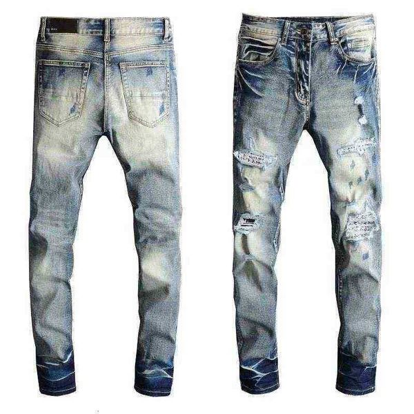 

men's jeans men's spring and autumn pants jeans slim straight wear, Blue