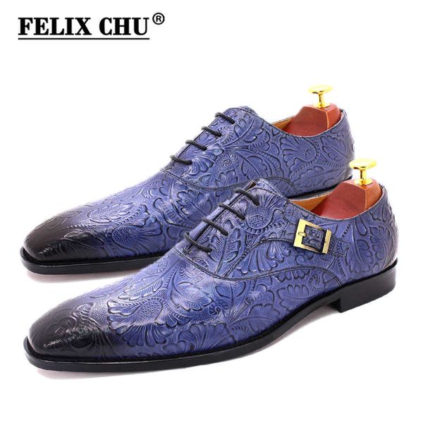 

dress shoes size mens shoes oxford genuine leather blue print buck, Black