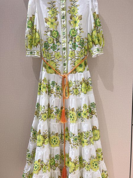 

casual dresses spring and summer 2023 new palace fashion flower dress, Black;gray