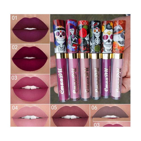 

lip gloss cmaadu waterproof long last vampire style matte metal pearlescent skl design natural nutritious makeup lipgloss wholesale dhwzp