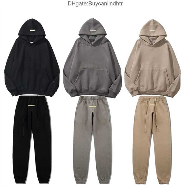 

winter essential designer mens hoodies fears loose of pullover god hoody sweatshirts long sleeve hooded jumper womens 4ryi, Black
