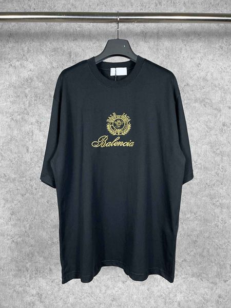 

men's plus tees & polos round neck embroidered and printed polar style summer wear with street pure cotton 21sf, Black;brown