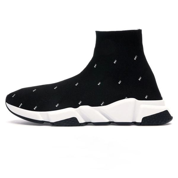 

designer socks shoe casual shoes platform men woman shiny knit speed 2.0 1.0 trainer running sneaker sock master embossed womens sneakers bb