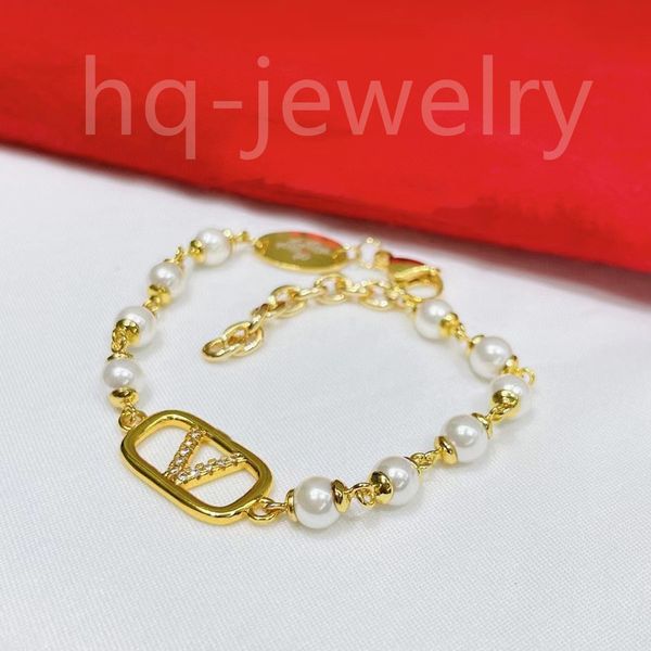 

2023letter bracelets designer fashion lady bracelet womens adjustable gold luxury valentines day gift jewelry12, Black
