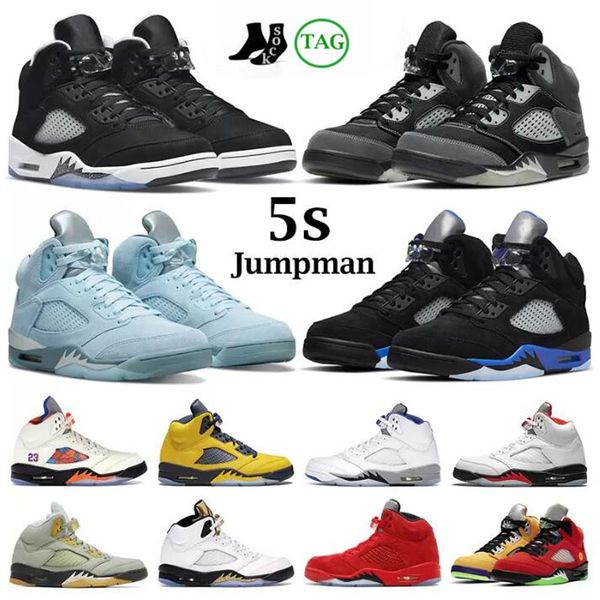 

basketball shoes for men 5s 5 jumpman concord green bean racer blue raging red stealth 2.0 shattered backboard moonlight mens sports sneaker