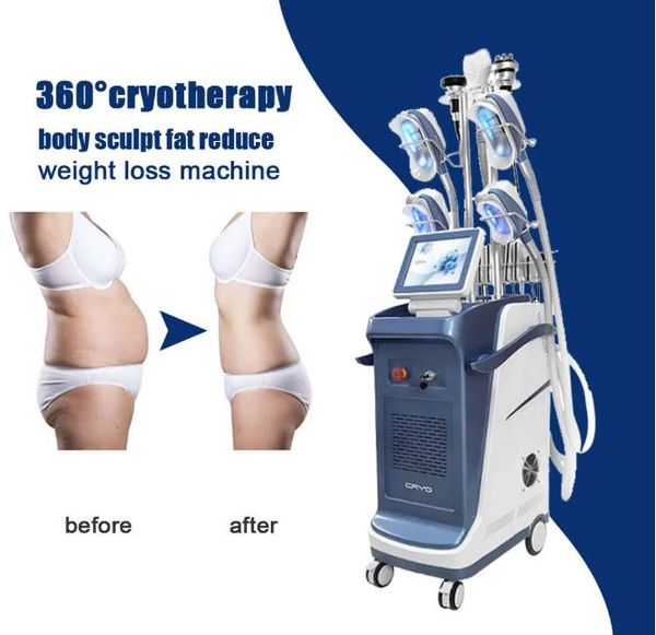 

360Â° cool sculpting cryo cryolipolysis fat e slimming machine cryotherapy slim fat reduction body shaping weight loss beauty salon equipment
