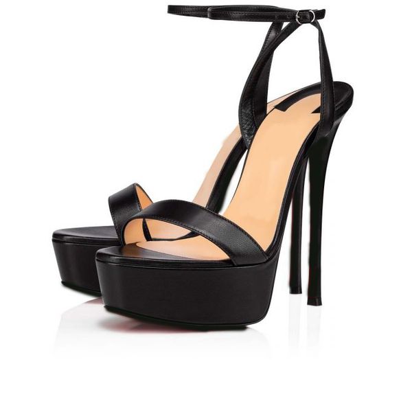 

classic stiletto sandals are simple, elegant and slim, starting from the exposed heel. this shoe is made of black patent leather cool beauti