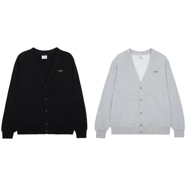 

23ss v-neck button cardigan hoodies men women cotton sweatshirt high street autumn winter, Black;brown