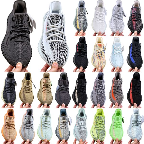 

2023 v2 shoes static 3m reflective gypsophila running shoes beluga 2.0 sesame butter semi-frozen yellow cream white zebra mens womens sneake, Black