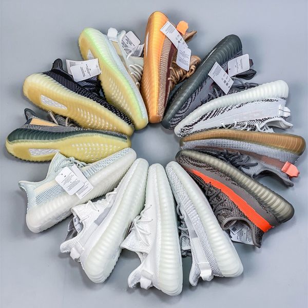 

2023 v2 shoes static 3m reflective gypsophila running shoes beluga 2.0 sesame butter semi-frozen yellow cream white zebra mens womens sneake, Black