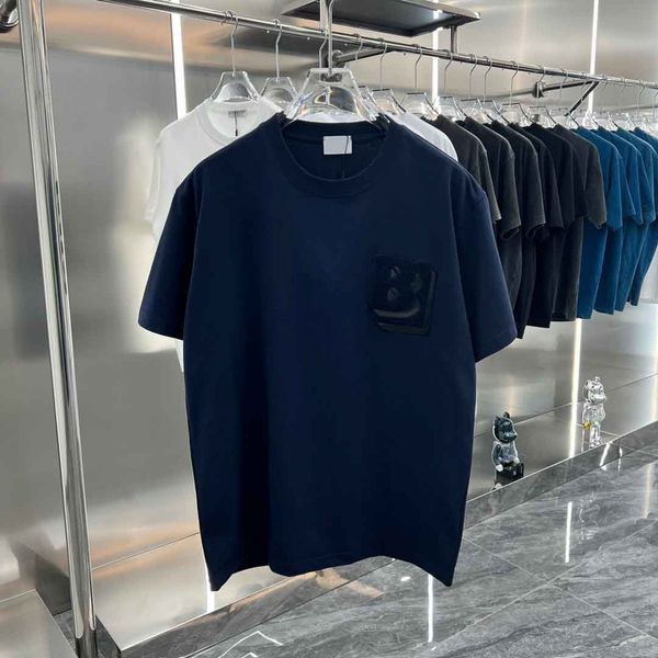 

men's plus tees polos round neck embroidered and printed polar style summer wear with street pure cotton m set shorts tshirt set qq11s, Black;brown