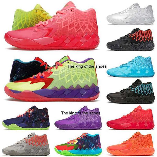 

aaa quality mb.01 basketball shoes us 12 lamelos ball men sneakers for sale rick and morty buzz city black blast queen citys rock ridge red