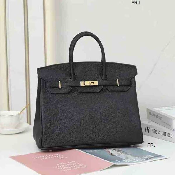 

designer birkin handbags herme niche 35cm large platinum bag 2023 new lychee grain leather kelys womens one shoulder portable capacity have