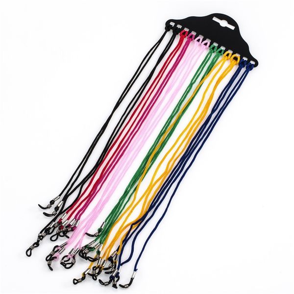 

anti-off colored rubber eyeglasses chains glasses chain strap sport black nylon silicone glasses rope diving sunglasses lanyard wholesale