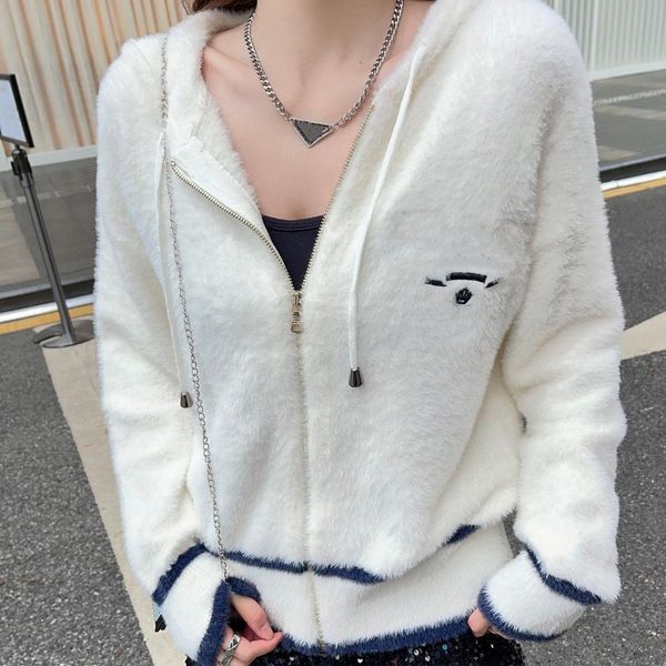 

designer women's sweater cardigan hoodies female sweatshirt casual sweaters high street elements sweaters, White;black