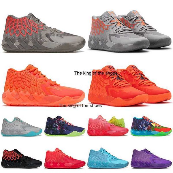 

lamelo ball basketball shoes mb.01 mens rock ridge red not from here lo ufo sneakers size 40-46, Black