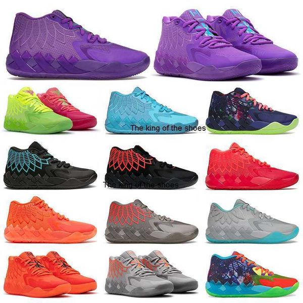 

fashion lamelo ball mb.01 basketball shoes mens queen city galaxy trainers sneakers 40-46, Black