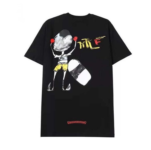 

fashion mens classic t shirts brand t-shirts ch white short sweater casual embossed letter horseshoe sanskrit cross pattern designers 15 2m2, White;black