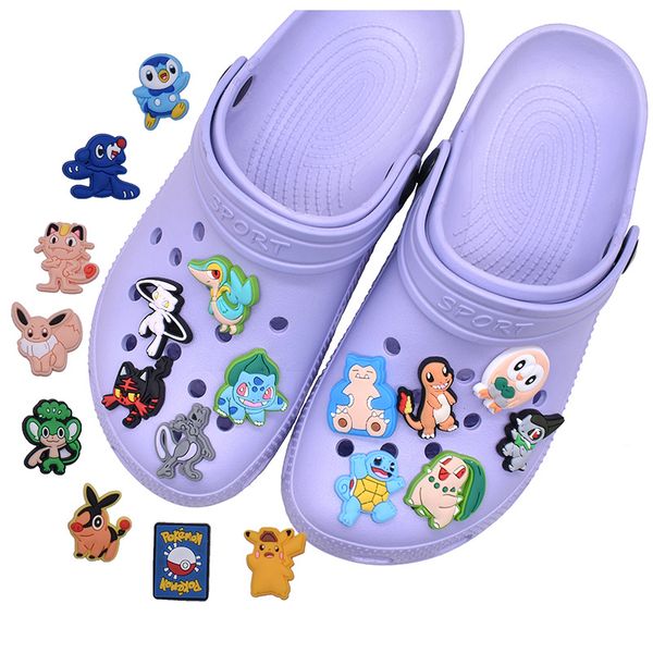 

anime charms wholesale childhood memories elf ghosts fire dragon funny gift cartoon charms shoe accessories pvc decoration buckle soft, Blue