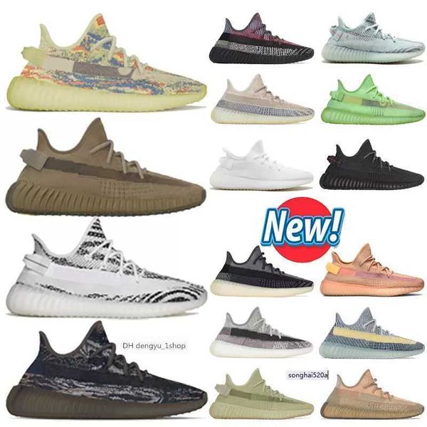 

shoes shoes wholesale ash blue men women mesh running shoes fashion outdoor sport tail light ''yee v2 boosts''yezzies&#0, Black