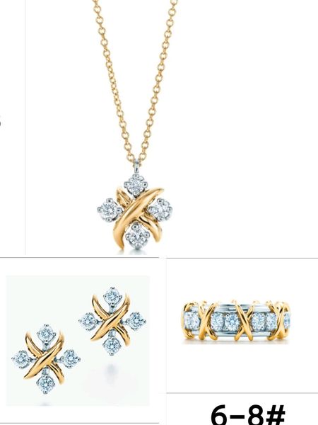 

handmade jewelry necklace diamond cross pendant bracelet flower diamond designer women couple fashion watche wedding party thanksgiving day, Silver