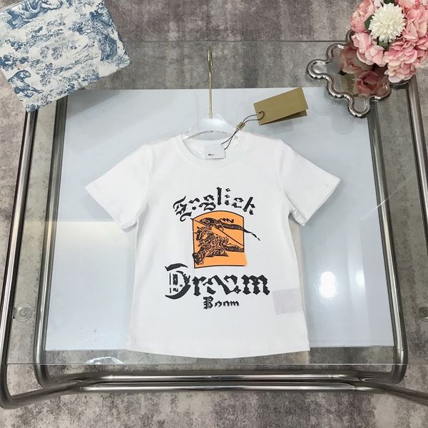 

luxurys kids t shirt kid tshirts baby clother with letters girl boy short-sleeve fasion 100% cotton with tag summer girls boys shirt, Blue