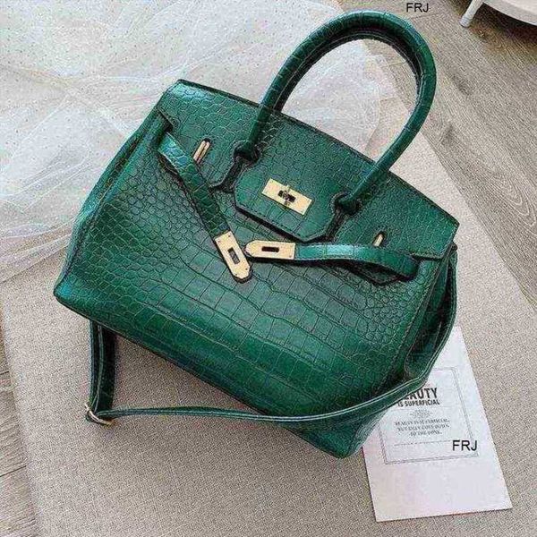 

designer bags birkin handbags herme large bag 2023 new platinum european and american fashion crocodile hand versatile one shoulder womens h