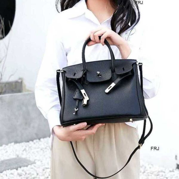 

designer bags birkin handbags herme platinum leather womens 2023 new hand large capacity temperament goddess kelys soft have logo frj