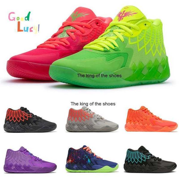 

2022 kids basketball sneaker rick and morty galaxy buzz city black blast queen citys rock ridge red not from here mb.01 sport