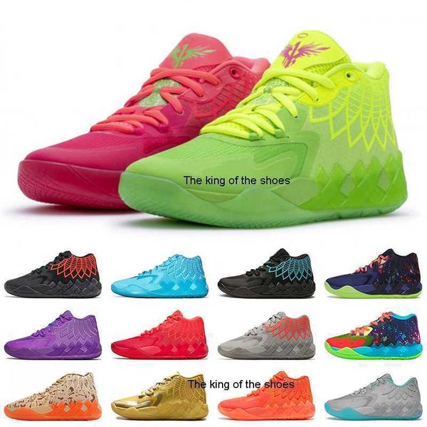 

with box lamelos ball mb.01 2022 basketball shoes mens trainers galaxy beige queen buzz city rick and morty sky blue black blast purple cat