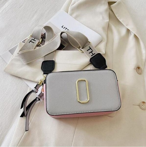 

new fashion bag ladie handbag famous totes marc jocobs snapscamera small crossbody purse women shoulder bags messenger cross body h001, Black;red