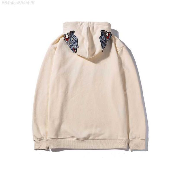 

6f37 famous mens hip hop designer hoodie quality street cotton loose long sleeve men women hoodies sweatshirts, Black