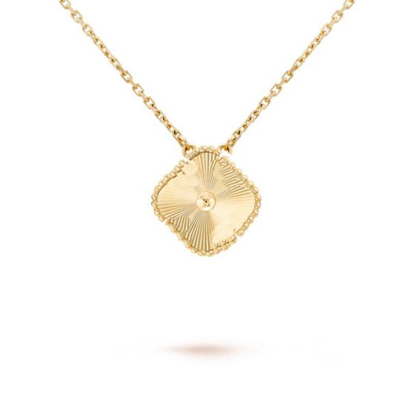 

15mm gold classic four leaf clover necklaces pendants mother-of-pearl stainless steel plated 18k for women&girl valentine's mother&#039, Silver